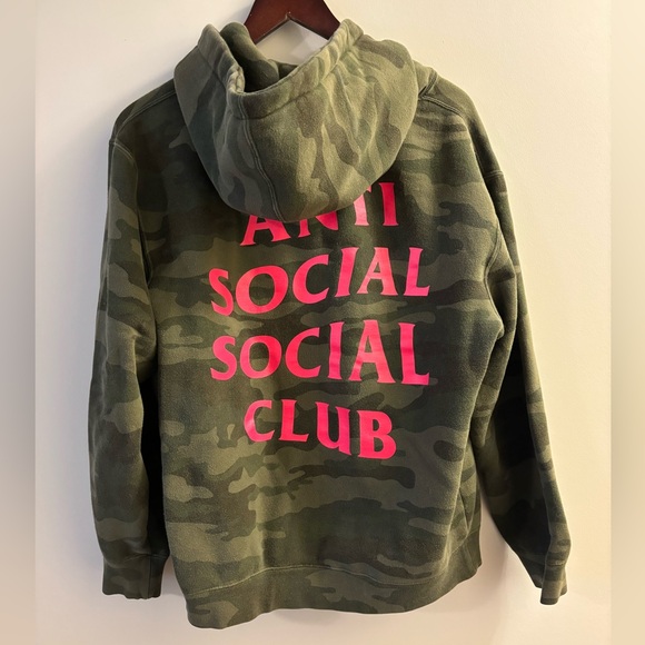 Anti Social Social Club Camo Hoodie - Picture 3 of 6